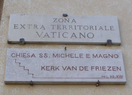 Naambord van de Friezenkerk